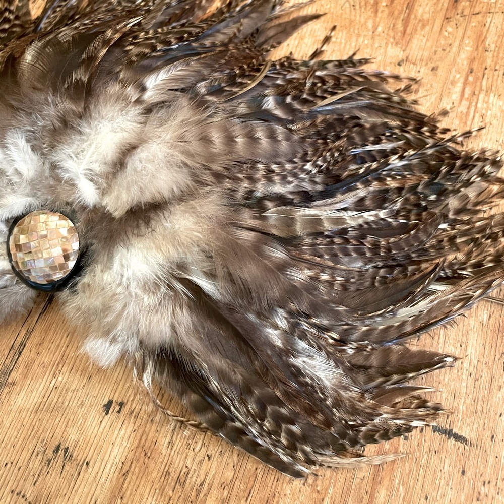 Vintage Feather Epaulet